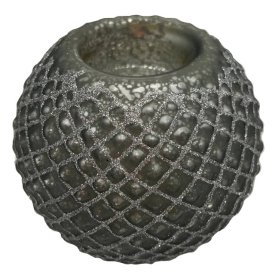 Подсвечник MAXIJOY Рыцарь 10х9см стекло серый