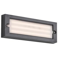 Светильник уличный настенный ESCADA Фасад 1Х6Вт LED поликарбонат черный