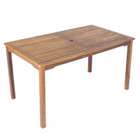 Стол садовый прямоугольный акация 140х80х74см