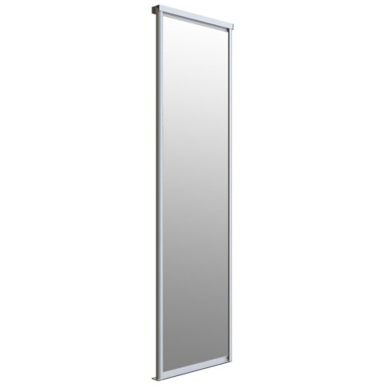 Дверь-купе ELEGANT 2252х583мм зеркало алюминий