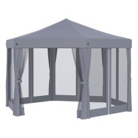 Тент-шатер быстросборный Helex 5431 полиэстер серый