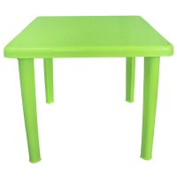 Стол квадратный 80x80x71см салатовый пластик