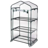 Парник переносной MAXITERRA 69х49х125см 3 полки ПВХ