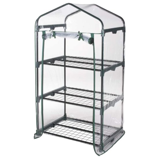 Парник переносной MAXITERRA 69х49х125см 3 полки ПВХ