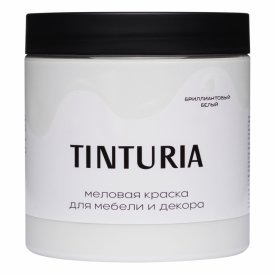 Краска для мебели и декора TINTURIA 0,75кг бриллиантовый белый, арт.028819784
