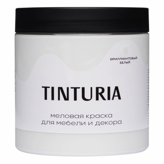 Краска для мебели и декора TINTURIA 0,75кг бриллиантовый белый, арт.028819784