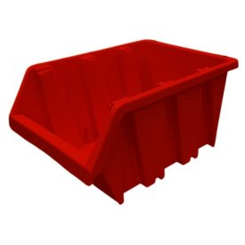 Лоток для метизов 225х155х120мм красный