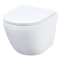 Унитаз подвесной IDDIS Blanco Q безободковый микролифт белый
