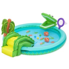 Бассейн с горкой BESTWAY 193х152х74см 210л