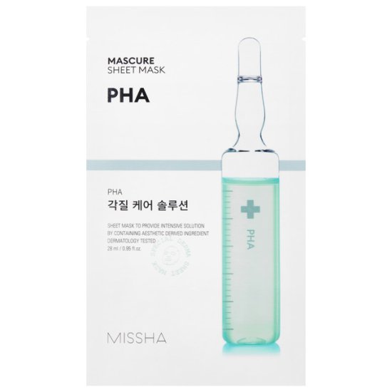 Маска для лица MISSHA Отшелушивающая с PHA кислотами 28мл