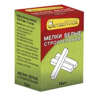 Мелки маркировочные JETSERVICE белые 12шт