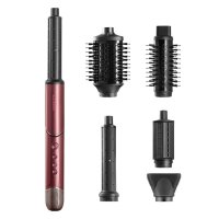 Фен-щетка RED SOLUTION MS001 1200Вт 6 насадок ионизация технология AirFlip бордовый