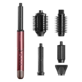 Фен-щетка RED SOLUTION MS001 1200Вт 6 насадок ионизация технология AirFlip бордовый