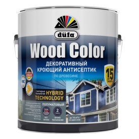 Антисептик кроющий DUFA Wood Color белый 2,4л, арт.МП00-013160