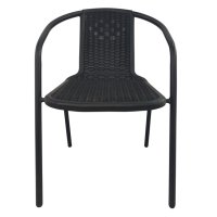 Кресло садовое 55х60х72см полипропилен черное