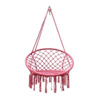 Гамак-кресло подвесное PINK розовый сталь, хлопок, полиэстер (до 120кг)