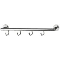 Полотенцедержатель LEDEME Oval L207-4 30 см с 4 крючками