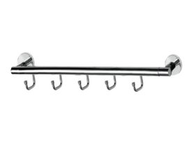 Полотенцедержатель LEDEME Oval L207-5 с 5 крючками