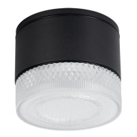 Светильник потолочный уличный ARTE LAMP Пяутос GX53 1х15Вт IP54 алюминий черный