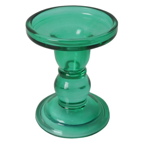 Подсвечник MAXIJOY Emerald 8х8х11см стекло