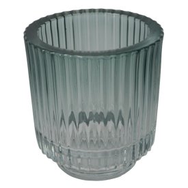 Подсвечник MAXIJOY Quartz 8х8х8,5см стекло