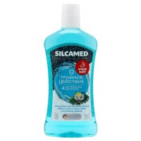 Ополаскиватель полости рта SILCAMED Тройное действие 500мл