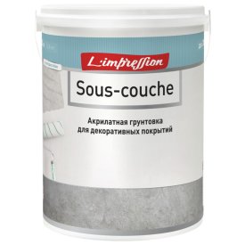 Грунтовка пигментированная для декоративных покрытий LIMPRESSION Sous-couche 2,5л, арт.150-476