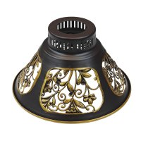 Плафон металл Jupiter Lighting Е27 черный с золотом