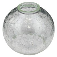 Плафон стекло Jupiter Lighting  Полушар кракле Е27 прозрачный