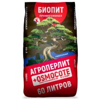 Почвогрунт плодородная смесь Биопит профессионал 60л