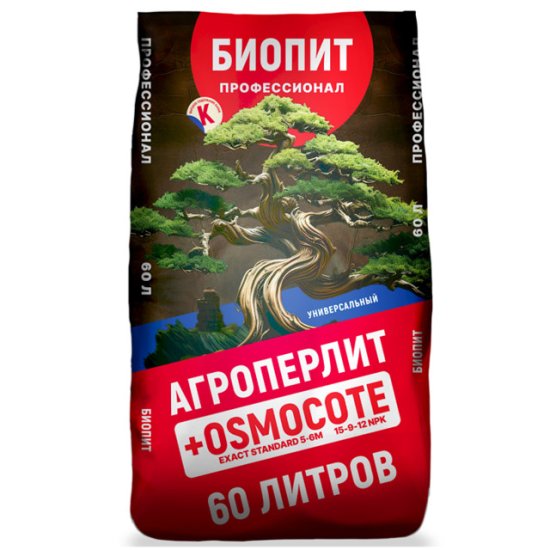Почвогрунт плодородная смесь Биопит профессионал 60л