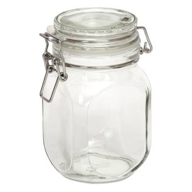 Банка 0,65л стекло с фиксатором