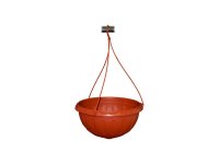 Кашпо пластиковое подвесное Джулия 8л терракот