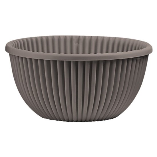 Кашпо Верде с мет. подвесом 6л мокачино пластик