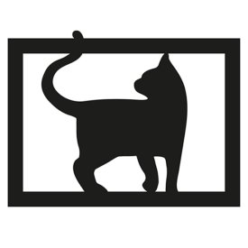Панно садовое модульное Кошка 3