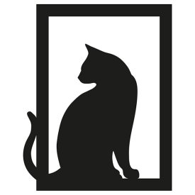 Панно садовое модульное Кошка 2
