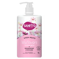 Мыло жидкое SANFITO Полевые цветы 1л