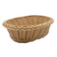 Корзинка HANDY HOME 2,7л 23х17х7см овальная бежевая полиротанг