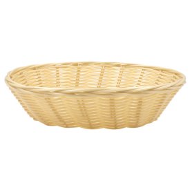 Корзинка HANDY HOME 2,9л 24х20х6см овальная бежевая полиротанг