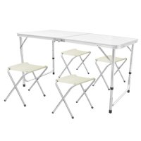 Комплект туристической мебели алюминий МДФ 5 предметов