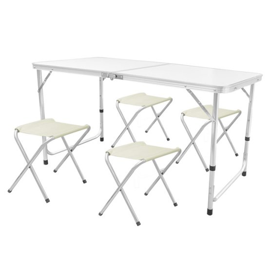 Комплект туристической мебели алюминий МДФ 5 предметов
