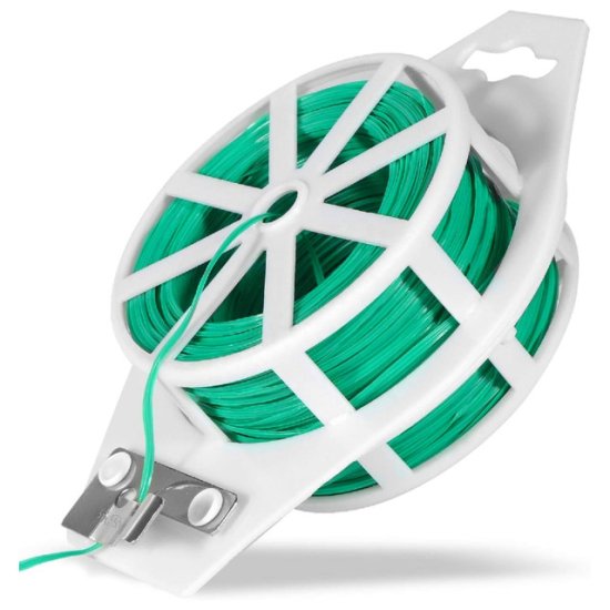 Проволока для подвязки растений MAXITERRA на катушке 50м 2мм полиэтилен