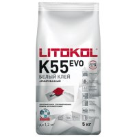 Клей плиточный LITOKOL Литоплюс К55/Litoplus K55 для мозаики 5кг
