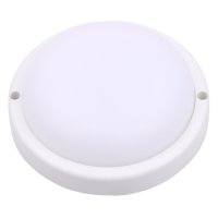 Светильник светодиодный влагозащищенный DE FRAN Жета 12Вт 4000К IP54 белый пластик круг