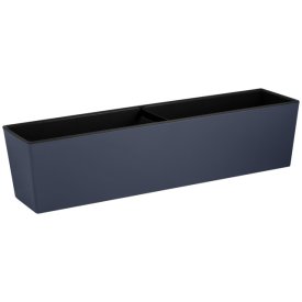 Ящик балконный INGREEN London Cube 60см пластик серый