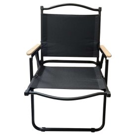 Кресло туристическое складное 550х530х790мм сталь, полиэстер черный