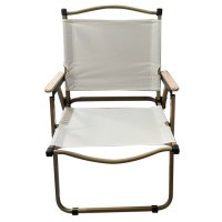 Кресло туристическое складное 550х530х790мм сталь, полиэстер белый