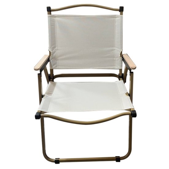 Кресло туристическое складное 550х530х790мм сталь, полиэстер белый