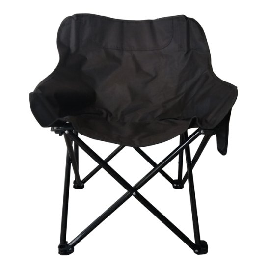 Кресло туристическое складное 470х470х650мм  сталь,полиэстер черный