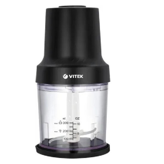 Измельчитель VITEK VT-7131 800Вт чаша 1,2л стекло черный